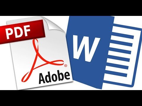 Como editar un pdf en word