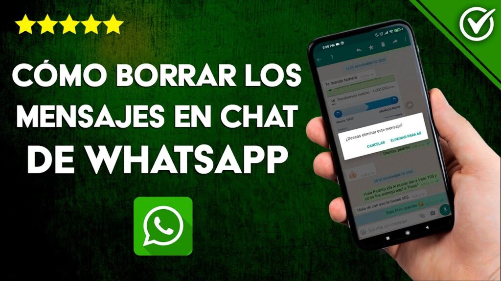 Como borrar conversaciones de whatsapp