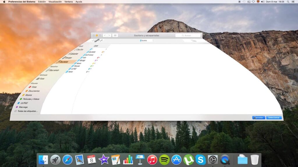Como cambiar fondo de pantalla mac